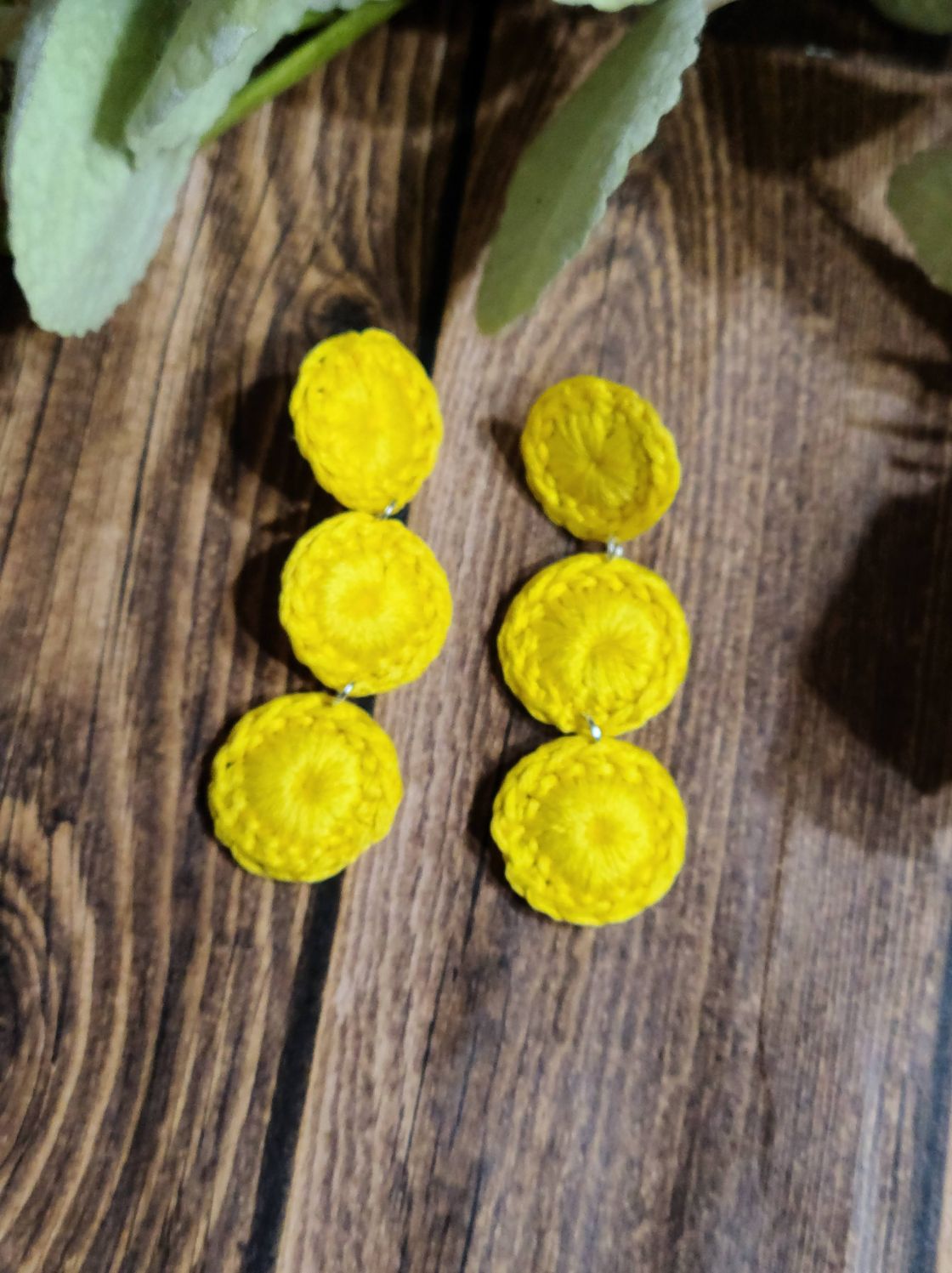 Triple Circle Drop Earrings
