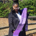 Purple Scarf Textured